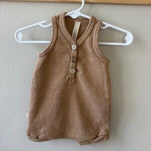 Brown Kids One Piece Bodysuit